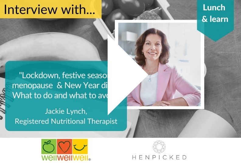 menopause, nutrition, diet, Covid, henpicked, Jackie Lynch