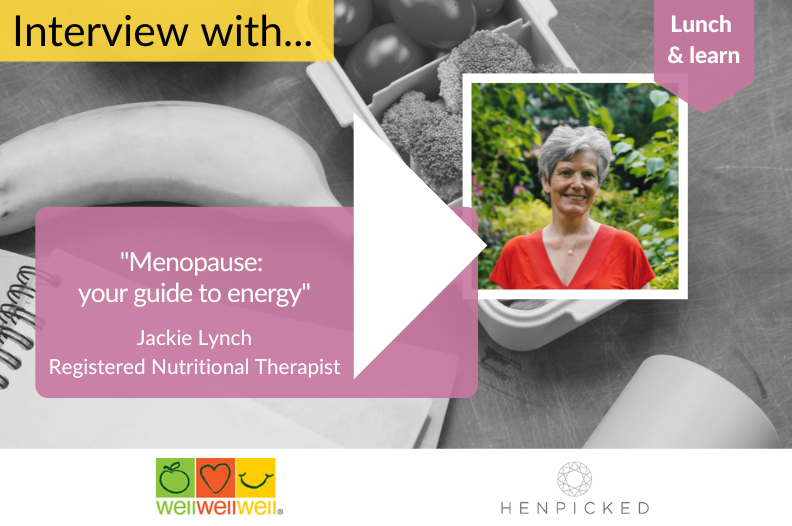 Menopause your guide to energy, Jackie Lynch, henpicked
